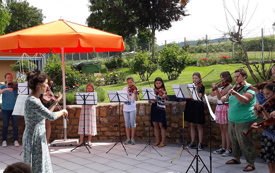 Auftritt im Schwimbad